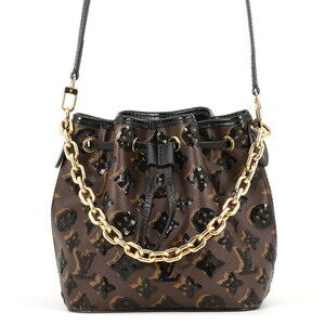 Louis Vuitton Monogram Sequin Shoulder Bag Noe BB M26284 LOUIS VUITTON Handba...